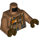 LEGO Medium Dark Flesh Boolio Minifig Torso (973 / 76382)