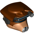 LEGO Mittleres dunkles Fleisch Boushh Helm mit Vision Scanner (11790)
