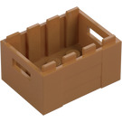 LEGO Medium mørkt kød Boks 3 x 4 (30150)