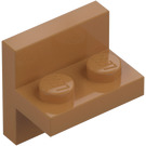 LEGO Beige Moyennement Foncé Support 1 x 2 avec Verticale Tuile 2 x 2 (41682)