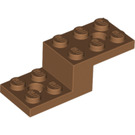 LEGO Mittleres dunkles Fleisch Halterung 2 x 5 x 1.3 mit Löcher (11215 / 79180)