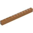 LEGO Beige Moyennement Foncé Brique 1 x 12 (6112)