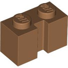 LEGO Chair moyenne foncée Brique 1 x 2 avec rainure (4216)