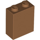 LEGO Chair moyenne foncée Brique 1 x 2 x 2 avec porte-goujon intérieur (3245)