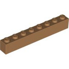 LEGO Mittleres dunkles Fleisch Backstein 1 x 8 (3008)