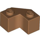 LEGO Medium Dark Flesh Brick 2 x 2 Facet (87620)