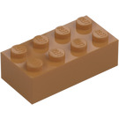 LEGO Średnio Ciemne Miąższ Cegła 2 x 4 (3001 / 72841)