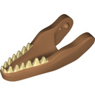 LEGO Mittleres dunkles Fleisch Carnotaurus Jaw (38897)
