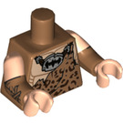 LEGO Medium donker vleeskleurig Clan van the Cave Batman Minifiguur Torso (973 / 16360)