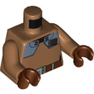 LEGO Mittleres dunkles Fleisch Commander Sato Minifig Torso (973 / 76382)