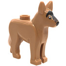 LEGO Dog - Alsatian with Black Eyes and Forehead (92586 / 93239)