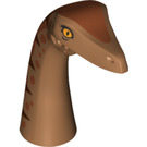 LEGO Medium Dark Flesh Gallimimus Head (68096)