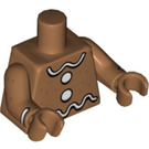 LEGO Medium Dark Flesh Gingerbread Man Torso (973 / 88585)