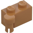 LEGO Medium Mörk Hud Gångjärn Kloss 1 x 4 Topp (3830 / 65122)