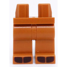 LEGO Medium Donker Vleeskleurig Heupen en benen met Dark Brown Split Hooves (73200)