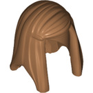 LEGO Chair moyenne foncée Longue Droit Cheveux avec Côté Part (92083)