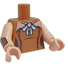 LEGO Medium donker vleeskleurig March Harriet Minifiguur Torso (973 / 88585)