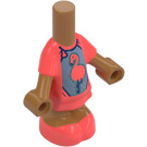 LEGO Carne oscura medio Micro Cuerpo con Layered Falda con Flamingo