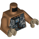 LEGO Medium mørkt kød Minifig Torso (973 / 76382)