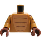 LEGO Medium Mörk Hud Minifigur Kropp T Rex Kostym (973 / 76382)