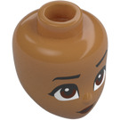 LEGO Medium Dark Flesh Moana (43210) Minidoll Head (92198 / 101796)