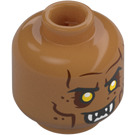 LEGO Medium Dark Flesh Orc Minifigure Head (Safety Stud) (3274 / 108343)