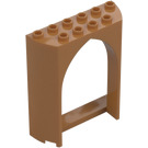 LEGO Medium Mörk Hud Panel 2 x 6 x 6.5 med Båge (35565)