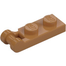 LEGO Medium Mörk Hud Platta 1 x 2 med Slutet Bar Handtag (60478)