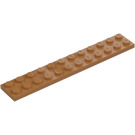 LEGO Medium Mörk Hud Platta 2 x 12 (2445)