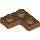 LEGO Mittleres dunkles Fleisch Platte 2 x 2 Ecke (2420)