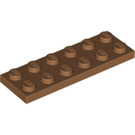 LEGO Medium Donker Vleeskleurig Plaat 2 x 6 (3795)