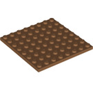 LEGO Medium Dark Flesh Plate 8 x 8 (41539 / 42534)
