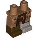 LEGO Medium Donker Vleeskleurig Professor Mad-Eye Moody Minifigure Heupen en benen (3815 / 88712)