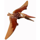 LEGO Mittleres dunkles Fleisch Pteranodon Dinosaur with Brown Back