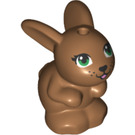 LEGO Beige Moyennement Foncé lapin avec Vert Yeux (36276)