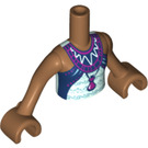 LEGO Medium mørkt kød Rosalyn Friends Torso (92456)