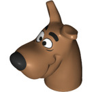 LEGO Medium Dark Flesh Scooby Doo Head (21648)