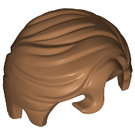 LEGO Medium Donker Vleeskleurig Kort Haar met Voorkant Curl (76782 / 98726)