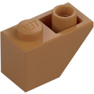 LEGO Mittleres dunkles Fleisch Schrägstein 1 x 2 (45°) Invers (3665)