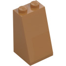 LEGO Medium Dark Flesh Slope 2 x 2 x 3 (75°) (Solid Studs) (98560)