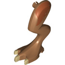 LEGO Mittleres dunkles Fleisch Stygimoloch Der Rücken Links Bein (38435)