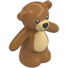 LEGO Mittleres dunkles Fleisch Teddy Bär mit Beige Muzzle und Stomach (15912 / 98382)