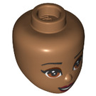 LEGO Medium Dark Flesh Tiana Female Minidoll Head (92198)