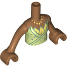 LEGO Medium donker vleeskleurig Tiana Friends Torso (35677 / 92456)