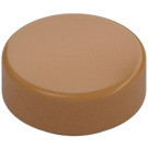 LEGO Beige Moyennement Foncé Tuile 1 x 1 Rond (35381 / 98138)