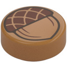 LEGO Beige Moyennement Foncé Tuile 1 x 1 Rond avec Gros Acorn (31838 / 84554)