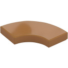 LEGO Medium Dark Flesh Tile 2 x 2 Curved Corner (27925)