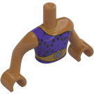 LEGO Mittleres dunkles Fleisch Ursula Friends Torso (73441 / 92815)