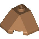 LEGO Mittleres dunkles Fleisch Keil 2 x 2 (45°) Ecke (13548)