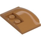 LEGO Medium Dark Flesh Wedge 3 x 4 x 0.7 with Recess (93604)